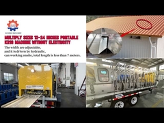 20-26 ゲージ KR18 KR24 スタンドシームポータブルロール形作機